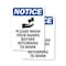 Signmission Safety Culture Sign, 3.5 in Width, Vinyl Decal, Rectangle OS-2PACK-NS-D-35-V-17648 - alternate 1
